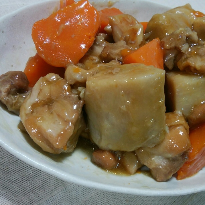 京芋と鶏肉の煮物‼圧力鍋で簡単！